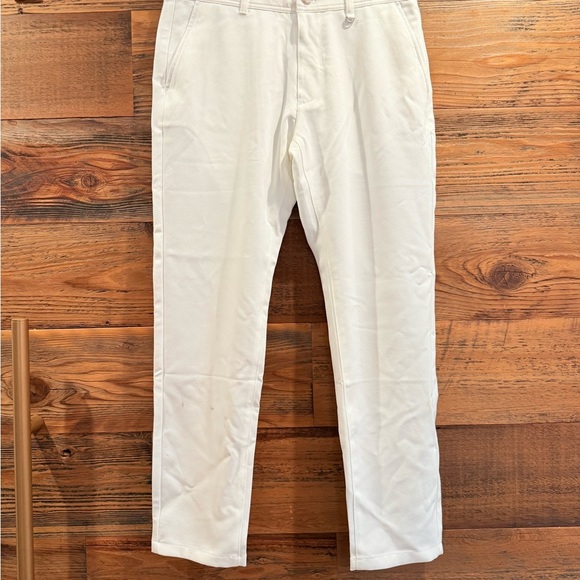 White Tailored Pants - Picture 3 of 12